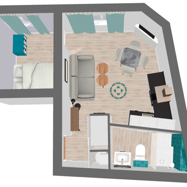 Plan 2 de l'appartement